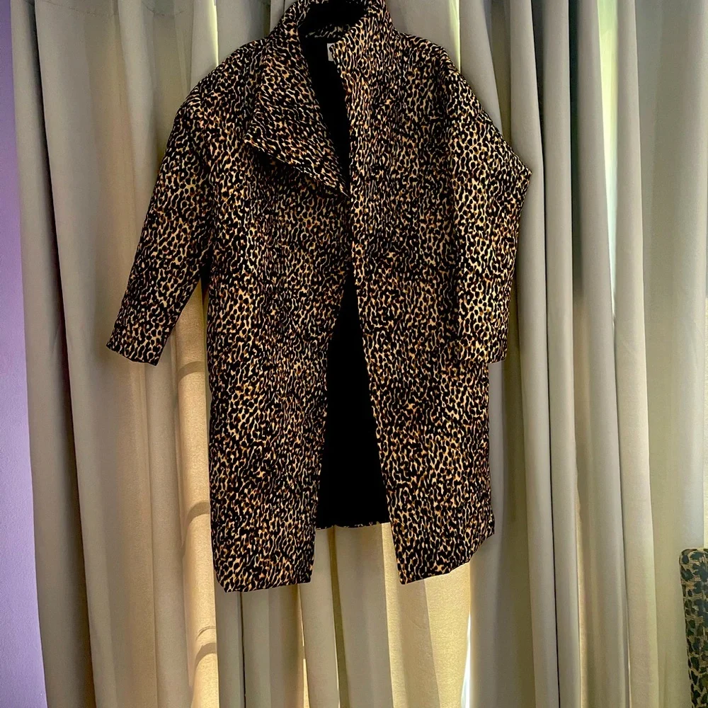 Daily Ritual Quilted Long Coat Size Medium. - Picture 1 of 4